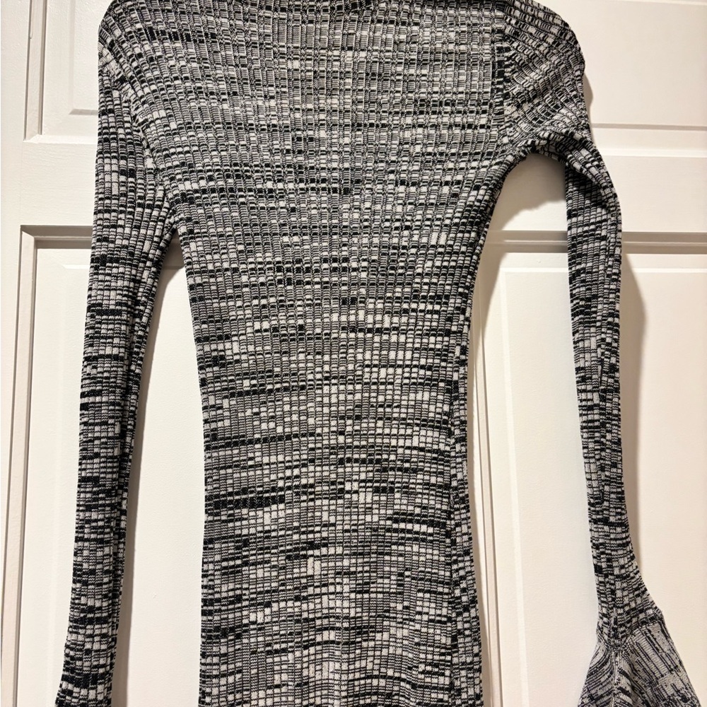 Live The Process Ribbed Sweater Dress